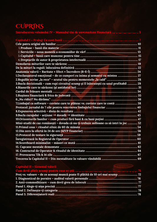 Vol. 4 - Bani (Cele 7 Cărți Capitale)