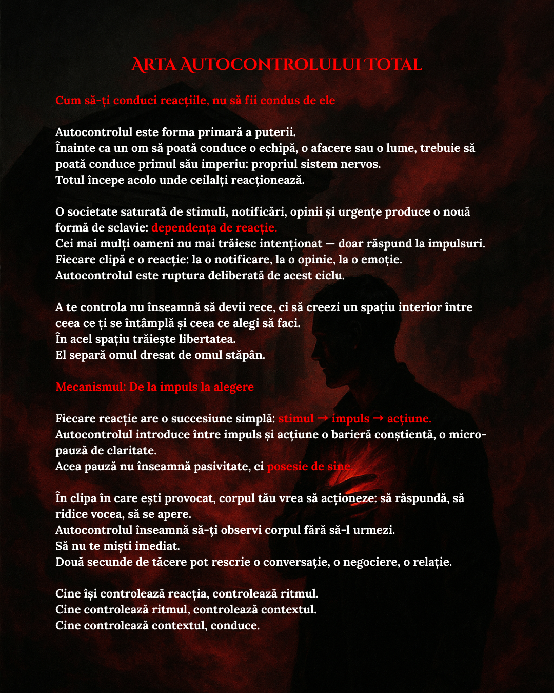 Vol. 1 — Putere (Cele 7 Cărți Capitale)