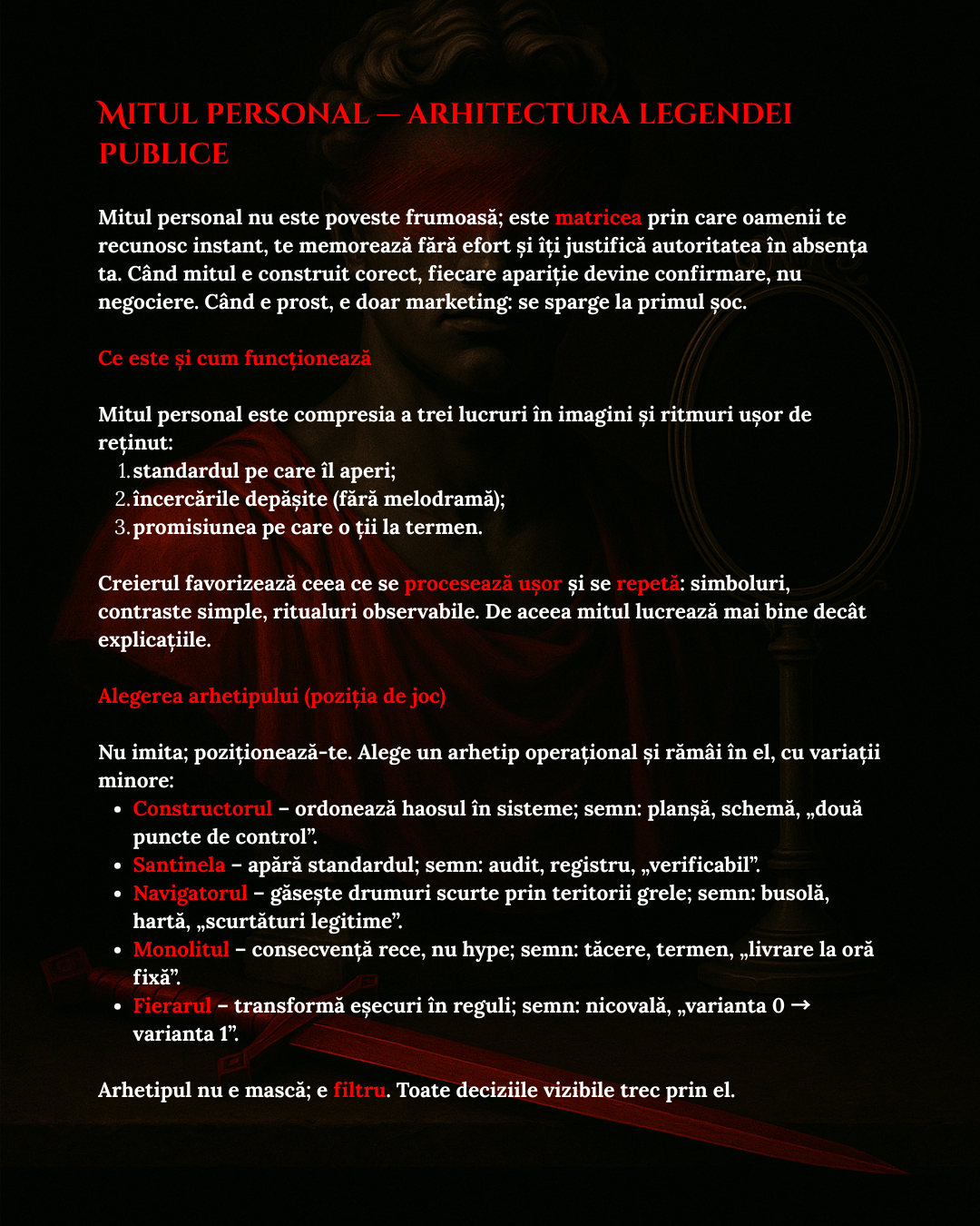 Vol. 1 — Putere (Cele 7 Cărți Capitale)