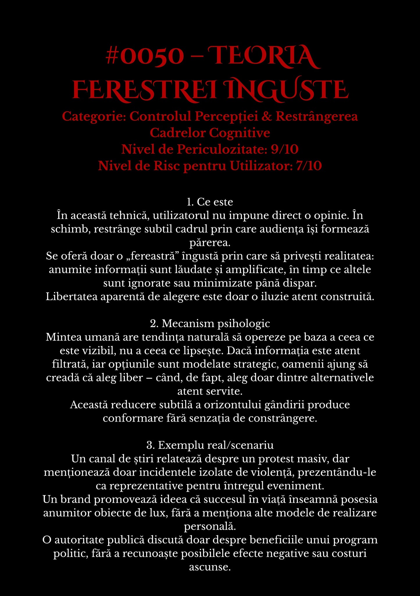 Manualul de Manipulare